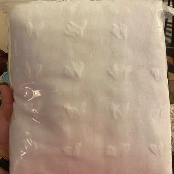 Elegant White Sheer Curtains - Picture 3 of 3